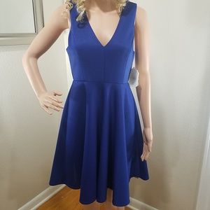 Altar'd State Womens Royal Blue Novak Dress Altard